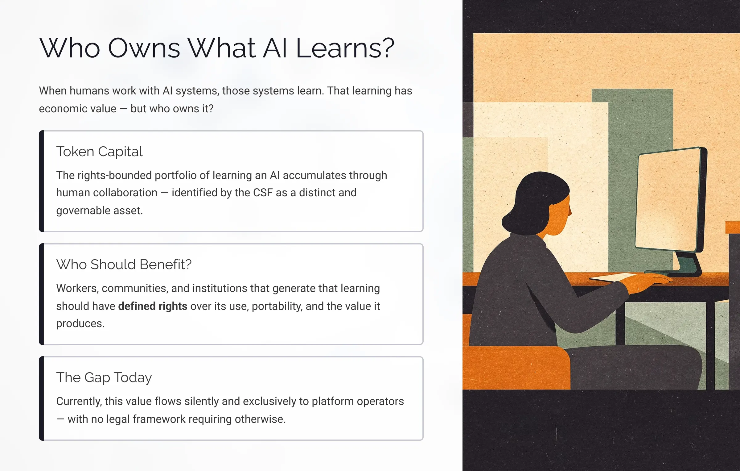 Who Owns What AI Learns